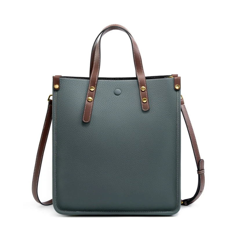 2026 Customized Genuine Leather Large Capacity Luxury Designer Tote Ladies Women's Handbags Fashionable