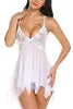 Women's Sexy Lingerie Set Transparent Lace Underwear Romantic Lingeries Set Sexy Bra Dress and Thong Sets for Woman