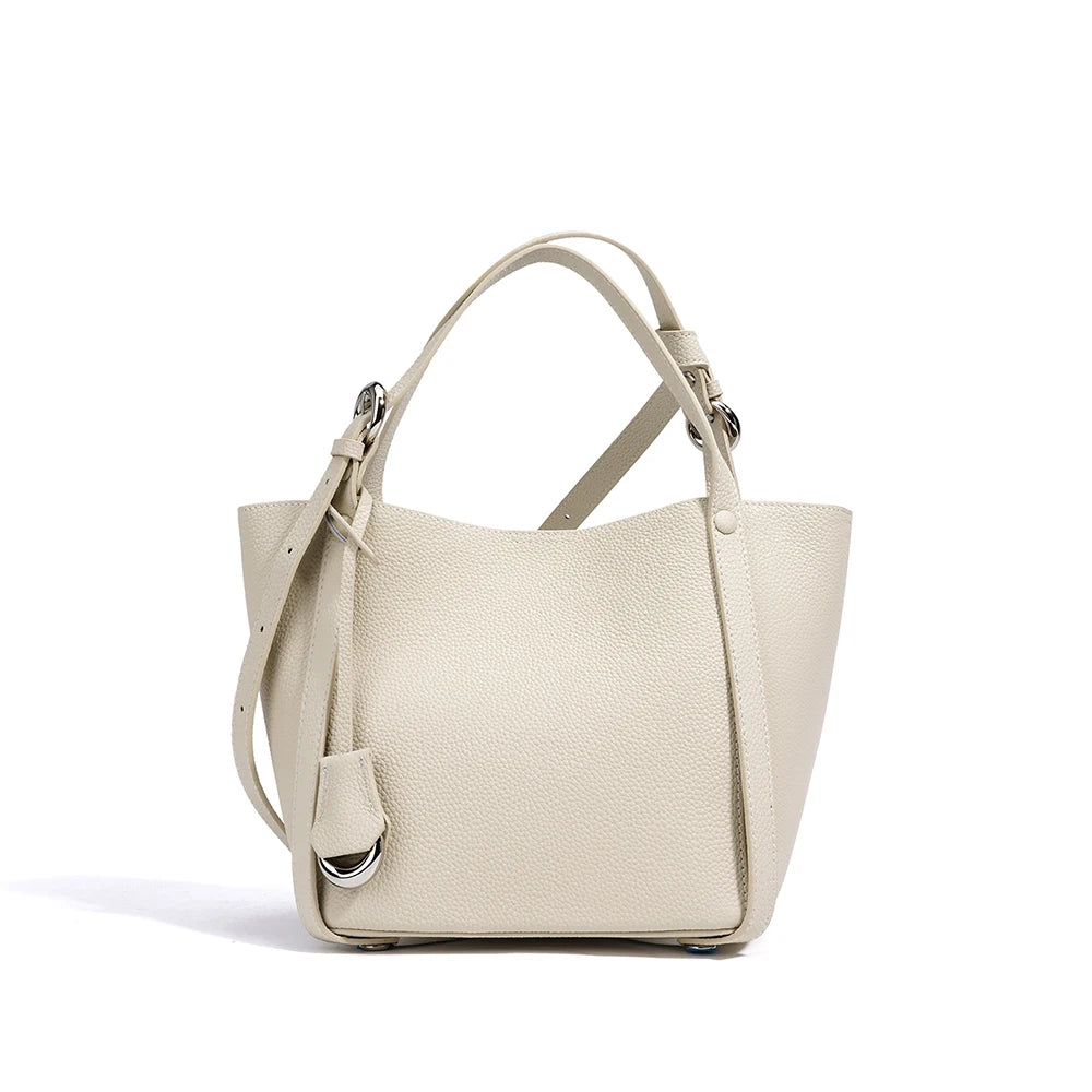 Women Luxury Top Grain Cowhide Leather Shoulder Bags Genuine Leather Women's Handbags Leather Bags for Girls