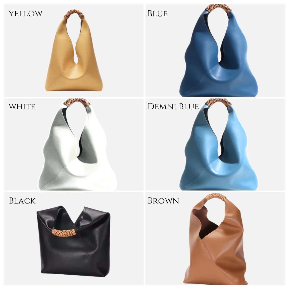 2026 Custom Trend Luxury Designer Bucket Handbags Shoulder Genuine Leather Women Tote Bags