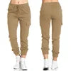 Pants for Girls Fashion Plain Oversize Cargo Pants Women Casual High Elastic Tracksuit Running Joggers Women