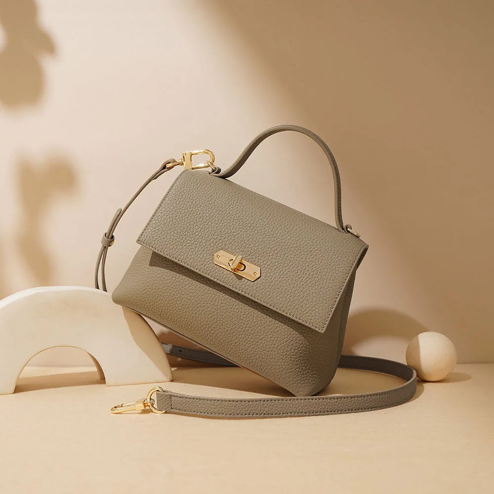 2025 Fashion Simple Female Handbag Designers Women Shoulder Bags Quality Cowhide Leather Crossbody Bags for Woman