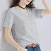 Plus Size Women's T-Shirts Fashion Top 95% Cotton Short Sleeve Breathable Print O-Neck Summer Women's Clothing T-Shirt