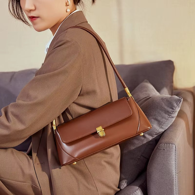 Niche Clutch Women's Bag Fashion Leather Handbag Brand Design Luxury Single Shoulder Cross-body Bag