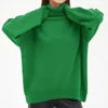2025 Hot Selling Europe and the United Style New Solid Color Turtleneck Sweater Autumn and Winter Loose Sweater Top Women