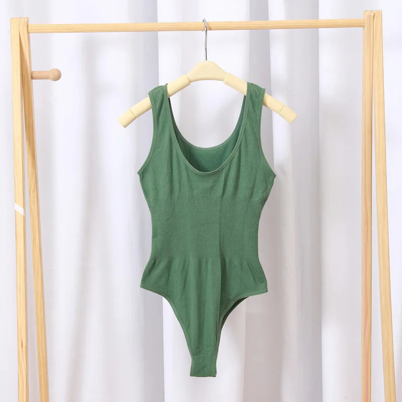 Bodysuit Bodyshaper Women Tummy Control Shapewear Slimming Underwear Girls U Back Tops Sexy Thongs Female Seamless Jumpsuit
