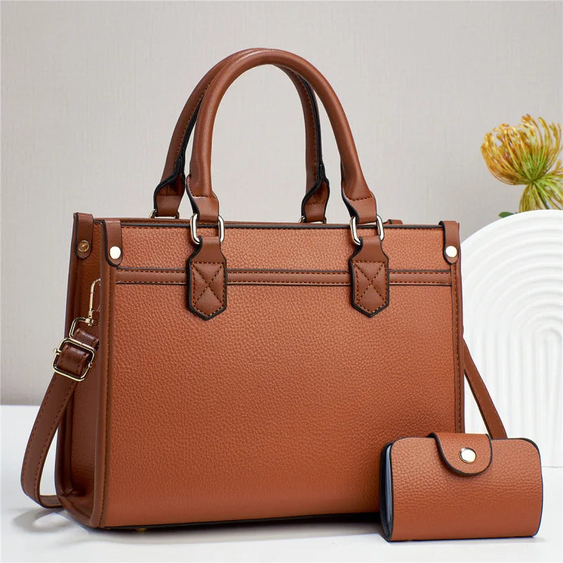 High-quality PU Leather Bag, Classic Large Capacity Fashionable Shoulder Bag, Luxury Handbag for Women