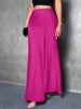 2025 Spring and Summer Hot New Style Silk Satin Skirt High Quality Slim Fit Simple A- Line Women Long Skirt