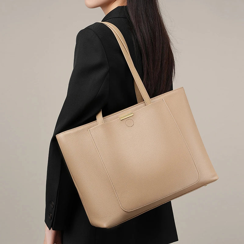 2026 Fashion Large Women Tote Bags Personalized Custom Logo Genuine Leather Shoulder Luxury Bag for Women Handbags