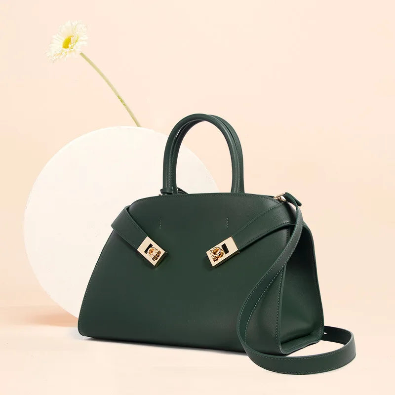 New Leather Handbag Solid Color High Quality Shoulder Bag Fashion Cross-body Bag for Women New Arrival