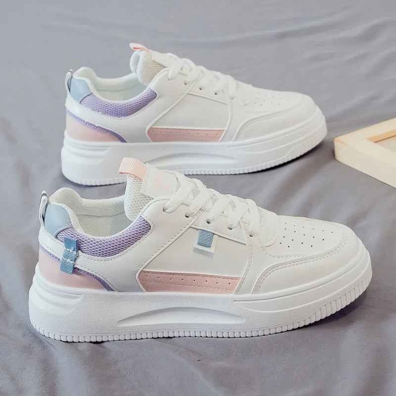 Famous Brands Designer Chaussures Pour Femme White Luxury 2025 New Arrival PU Women's Fashion Sneakers