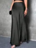 2025 Spring and Summer Hot New Style Silk Satin Skirt High Quality Slim Fit Simple A- Line Women Long Skirt
