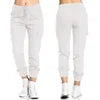 Pants for Girls Fashion Plain Oversize Cargo Pants Women Casual High Elastic Tracksuit Running Joggers Women