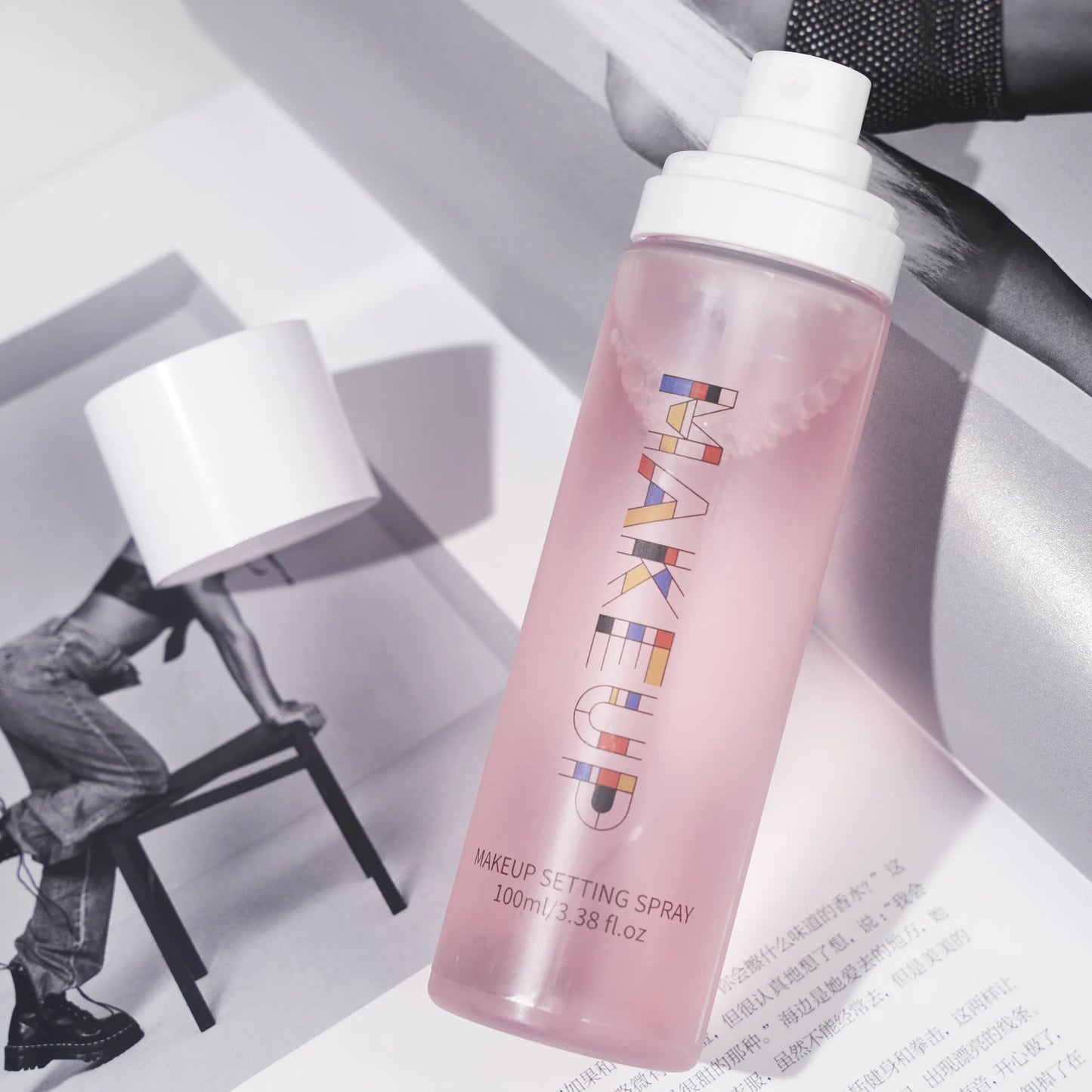 100ML Makeup Setting Spray Shimmer Long Lasting Sweatproof Waterproof Oil-Contol Matte Fixing Makeup Setting Spray