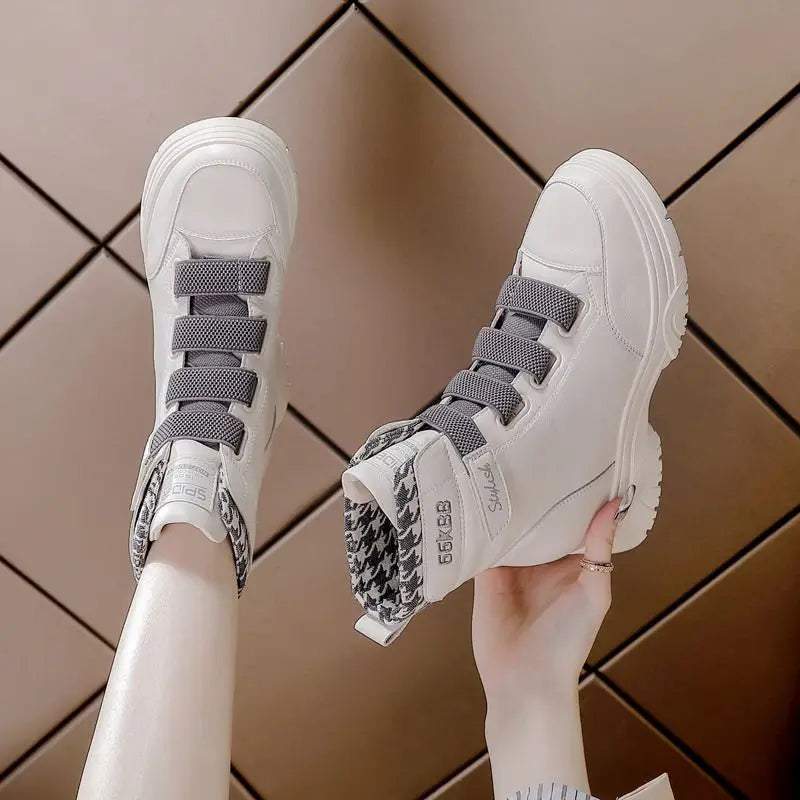 Winter Boots for Women High Quality Genuine Leather Ladies Boots Thick Casual Women Boots