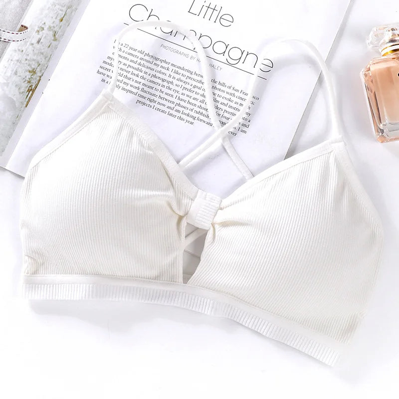 Strapless Tube Tops Women Crop Top Seamless Underwear Back Closure Sexy Lingerie Female Wrap Bra Chest Padded Bandeau Top