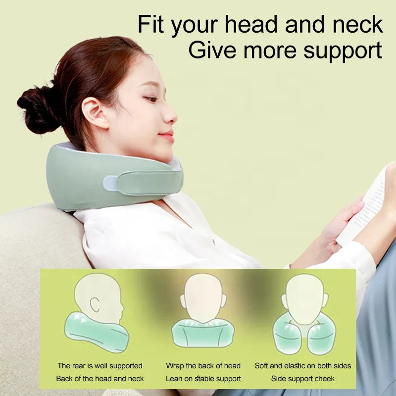 Electric Wireless Shiatsu U Kneading Smart Shoulder and Neck Massage Pillow Neck Massager Holiday Birthday Gift
