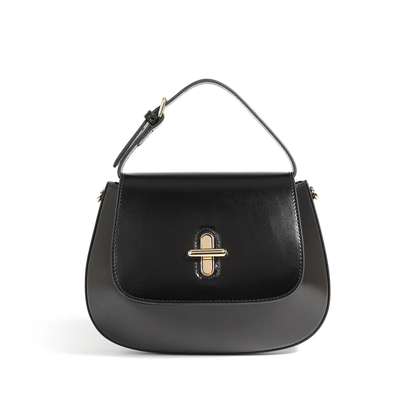 Custom Vintage Shoulder Small Flap Real Leather Ladies Handbags Low Price Fashionable Crossbody Bags for Women Saddle Bags Style