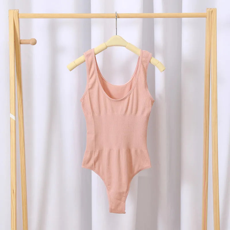 Bodysuit Bodyshaper Women Tummy Control Shapewear Slimming Underwear Girls U Back Tops Sexy Thongs Female Seamless Jumpsuit
