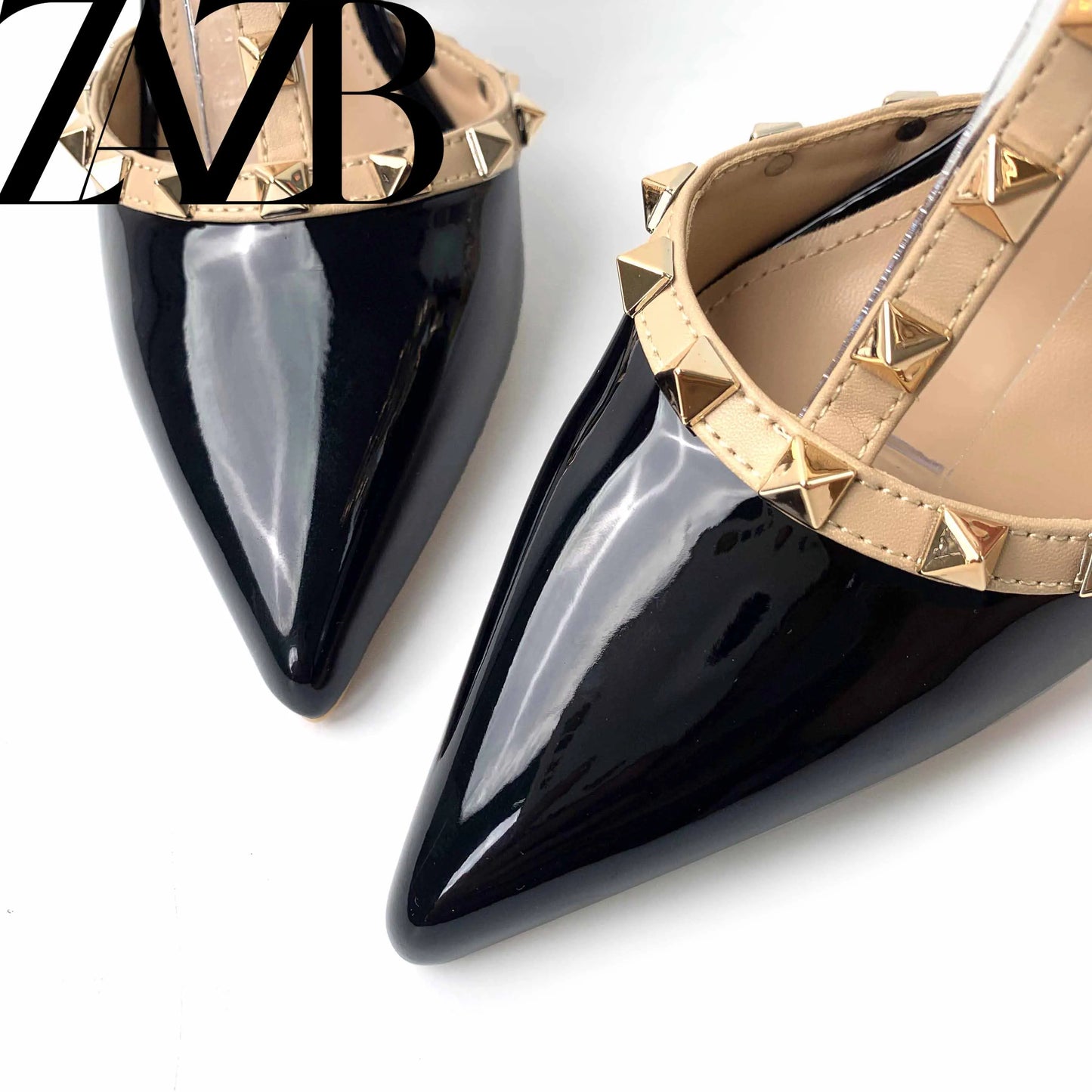Custom Designer Shoes Sandals for Women and Ladies High Heels Luxury slippers Pointed Head Femmes Summer Fashion Suede