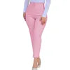 Women's Solid Color High-waisted Casual Pants OL Ladies Pants