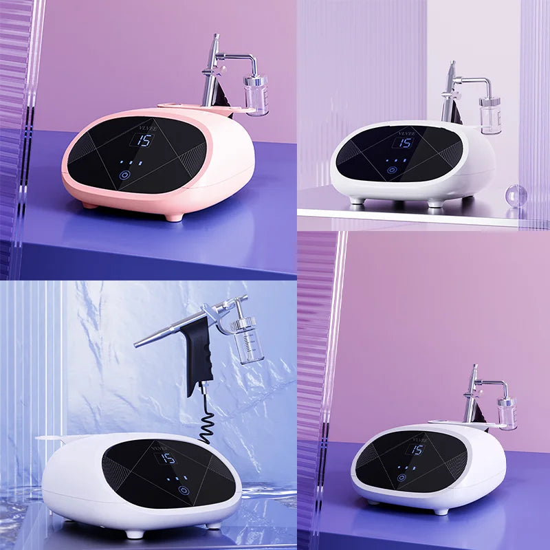 Newest Nano Spray Spa Steam Facial Airbrush Water Oxygen Air Brush High Pressure Moisturizing Facial Hydration Machine