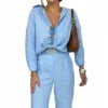 Women's Clothing 2025 New Fashion Cotton and Linen Solid Color Loose Long Sleeved Shirt Casual Suit Pants Two-piece Set