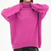 2025 Hot Selling Europe and the United Style New Solid Color Turtleneck Sweater Autumn and Winter Loose Sweater Top Women
