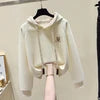 2025 Oversized Hoodie Women Winter Thickened High Quality Hoodies Women Loose Pullover Embroidery Woman Hoodies