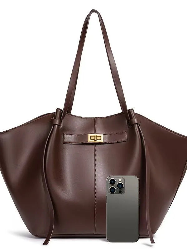 2025 Trendy Korean-style Oversized Tote Bag for Women - Chic Crossbody Work Bag, Simple & Casual Everyday Carry