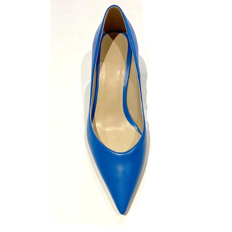 Sexy Pointed Toe Jelly Patent Leather High Heels Pump Stilettos Sharp High Heels Dress Shoes for Women 6CM Pointy Toe Office Dress Shoes Slip on Business