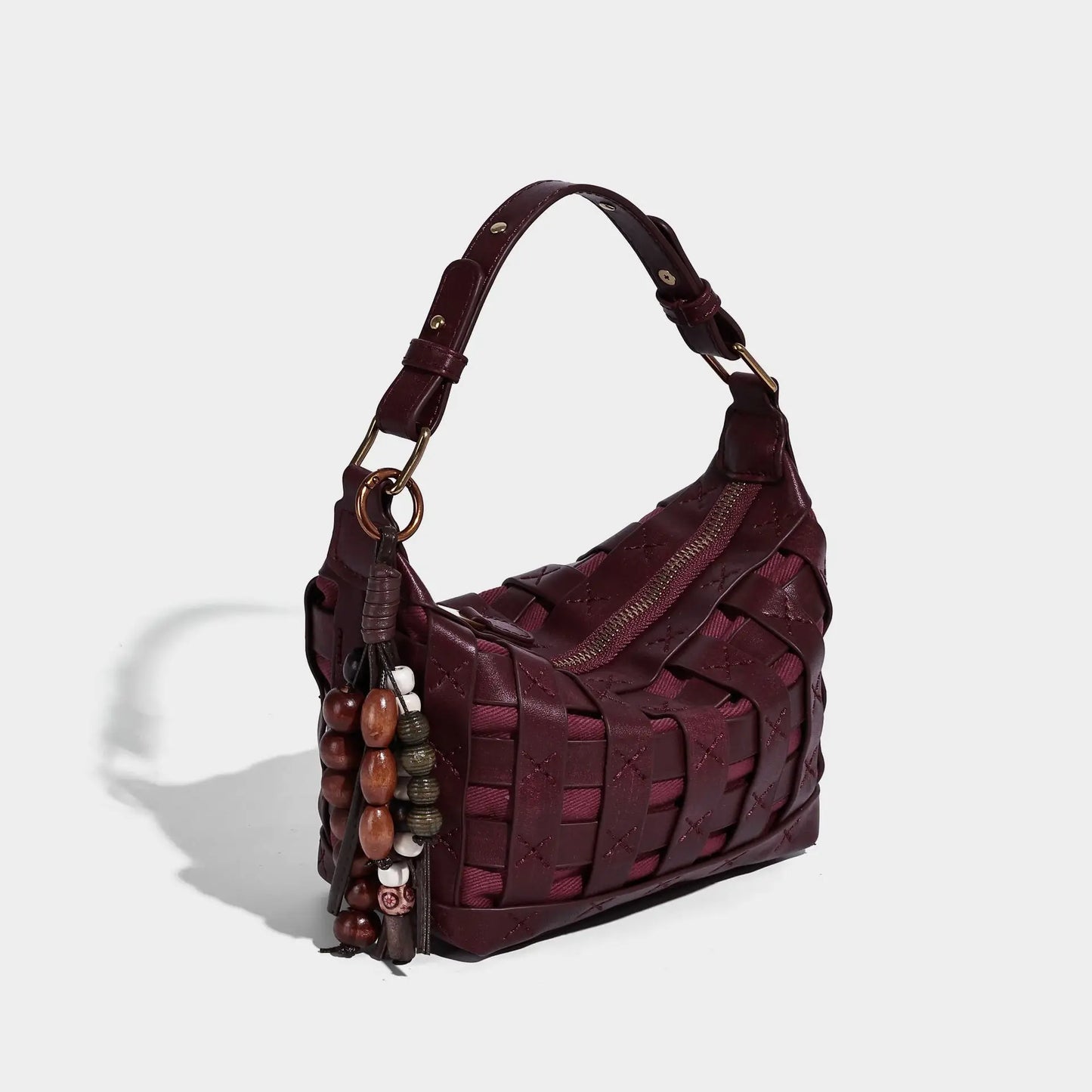 Autumn Winter High-End Women's Single-Shoulder Handbag Matte Leather Large Capacity Fashionable Crossbody Design