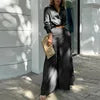 2025 European and American Women's Clothing New Style Temperament Commuting Trend Shirt Fashion Set Women's Two-piece Set