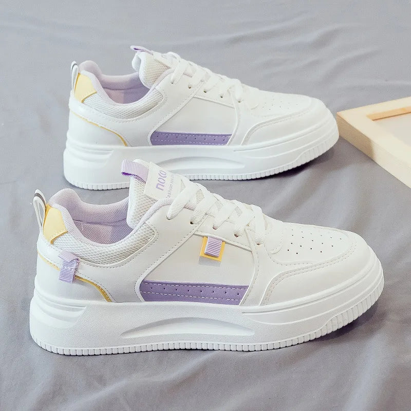 Famous Brands Designer Chaussures Pour Femme White Luxury 2025 New Arrival PU Women's Fashion Sneakers
