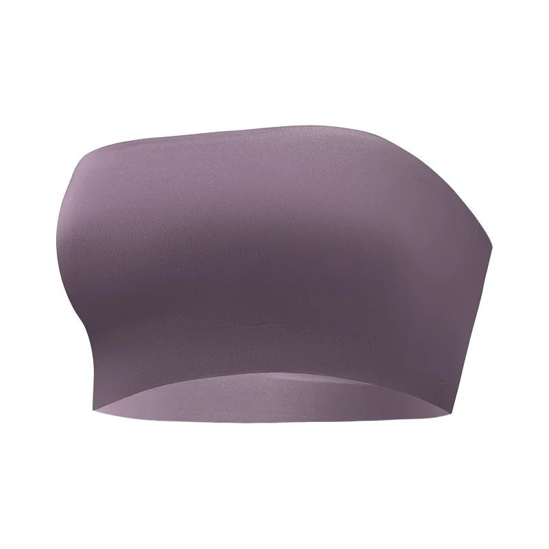 Strapless Underwear Female Invisible No Steel Ring No Trace Big Chest Small Strapless One-piece Thin Design