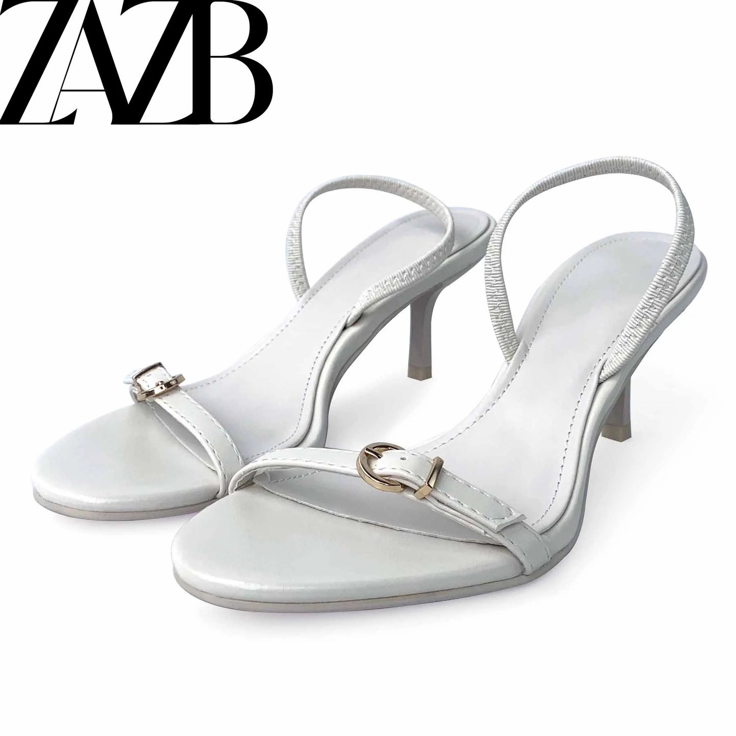 Custom Golden Chain High Heels for Women Ladies Shoes and Sandals Chaussures Pour Femmes slippers Wedding for Bride