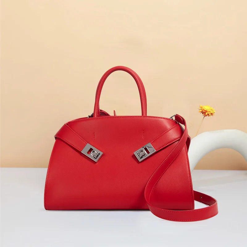 New Leather Handbag Solid Color High Quality Shoulder Bag Fashion Cross-body Bag for Women New Arrival