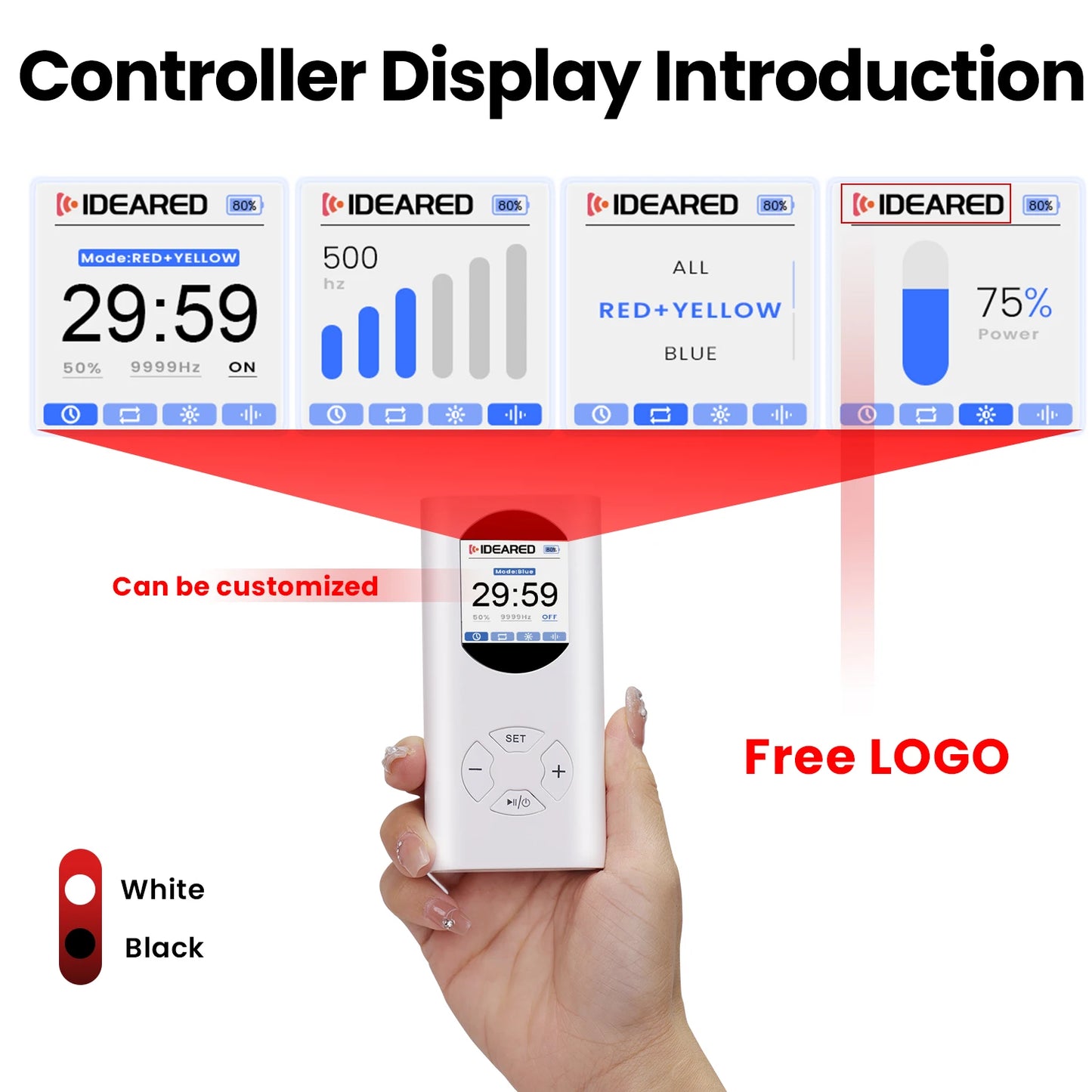 High Grade 630nm 830nm Infrared Beauty Mask and Neck White Silicone Facial Red Light Therapy Led Face Mask