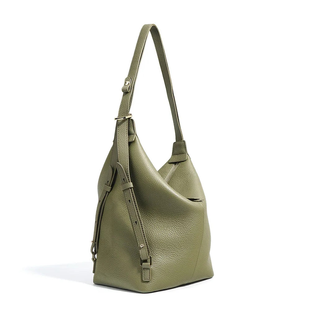 Fashionable Genuine Leather Handbag Multi Functional Cowhide Leather Cross Body Female Handbags Tote Bag