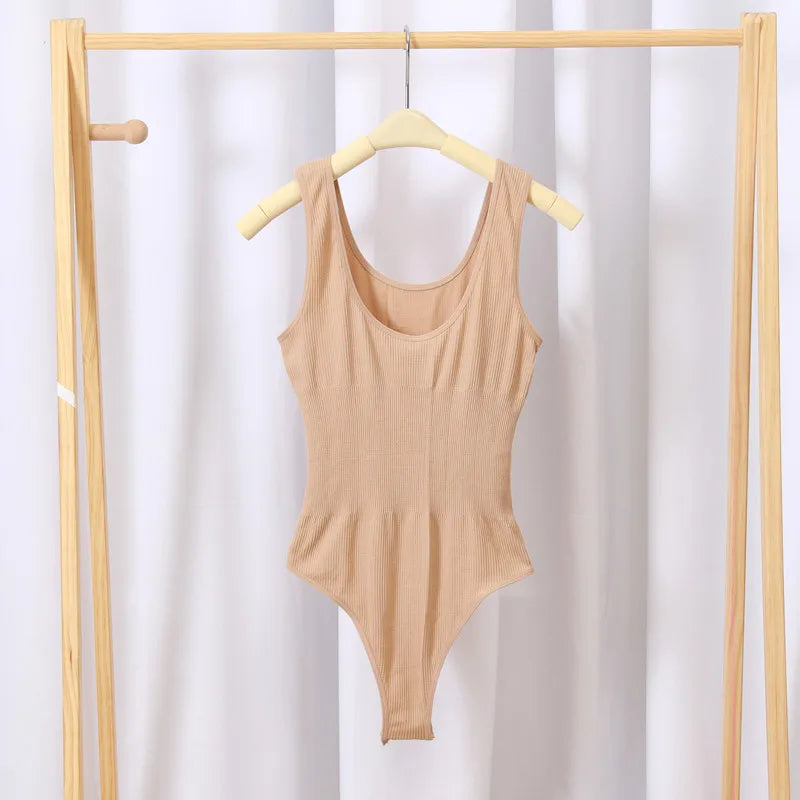 Bodysuit Bodyshaper Women Tummy Control Shapewear Slimming Underwear Girls U Back Tops Sexy Thongs Female Seamless Jumpsuit