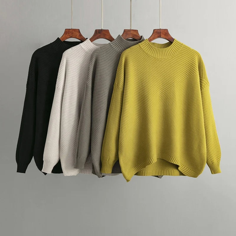 Sweater Warm Causal Style Turtleneck Sweater Women Sweater