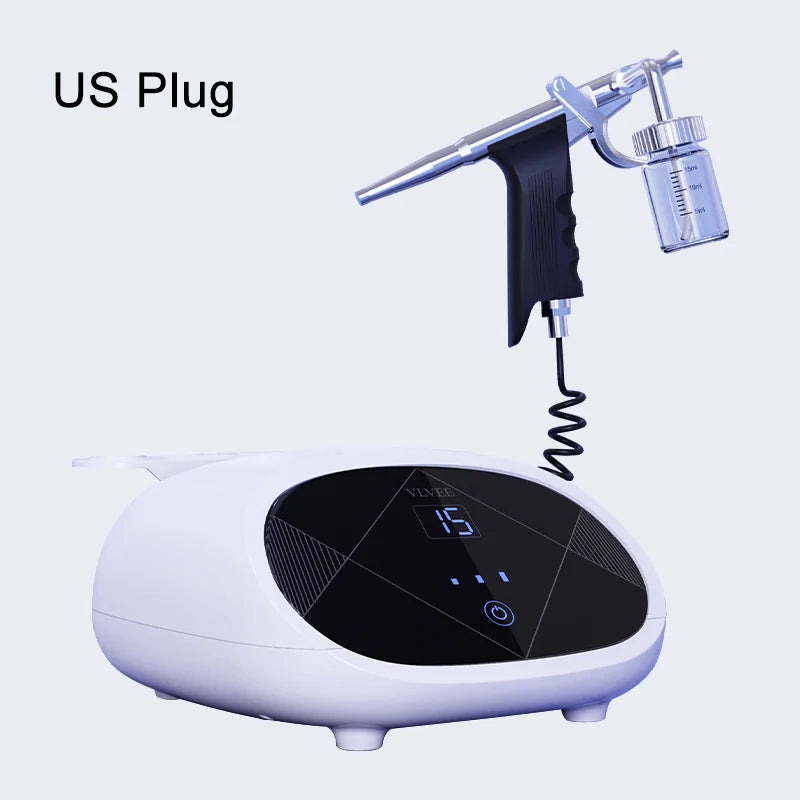 Newest Nano Spray Spa Steam Facial Airbrush Water Oxygen Air Brush High Pressure Moisturizing Facial Hydration Machine