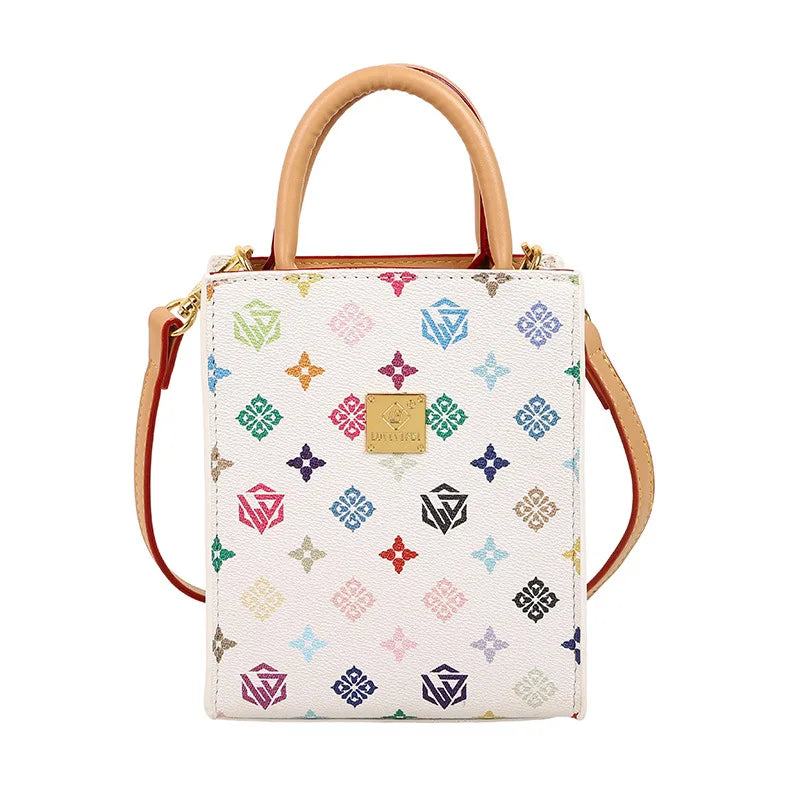 2025 Trend Handbag - Designer's Luxurious Square Shoulder Bag. Polyester-lined Ladies' Bag.