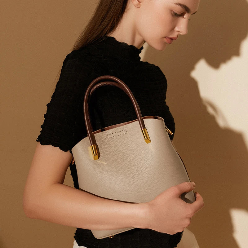 Fashion Large Designer Women'S Shoulder Bags Elegant Tote Bucket Bags