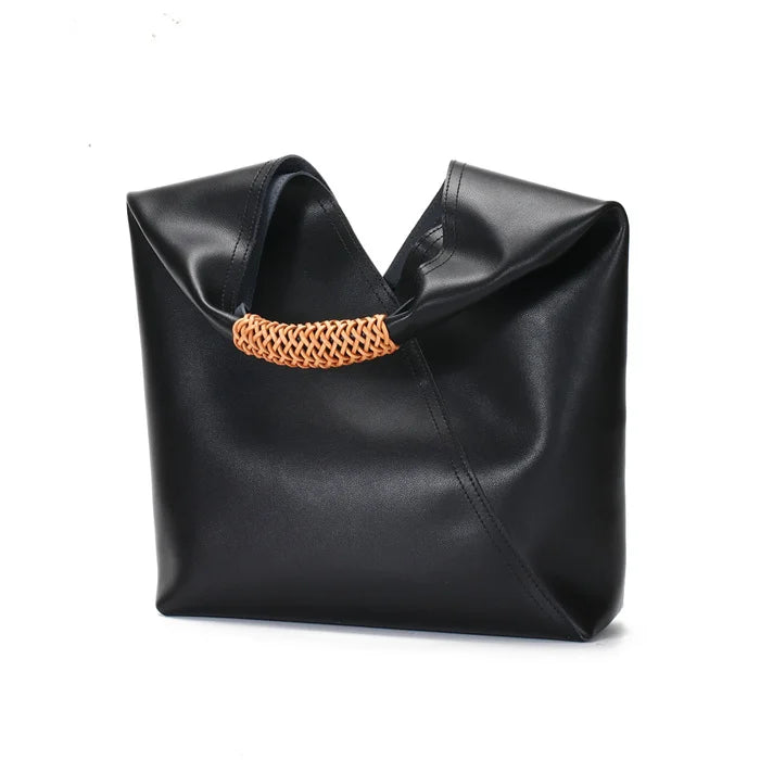 2026 Custom Trend Luxury Designer Bucket Handbags Shoulder Genuine Leather Women Tote Bags