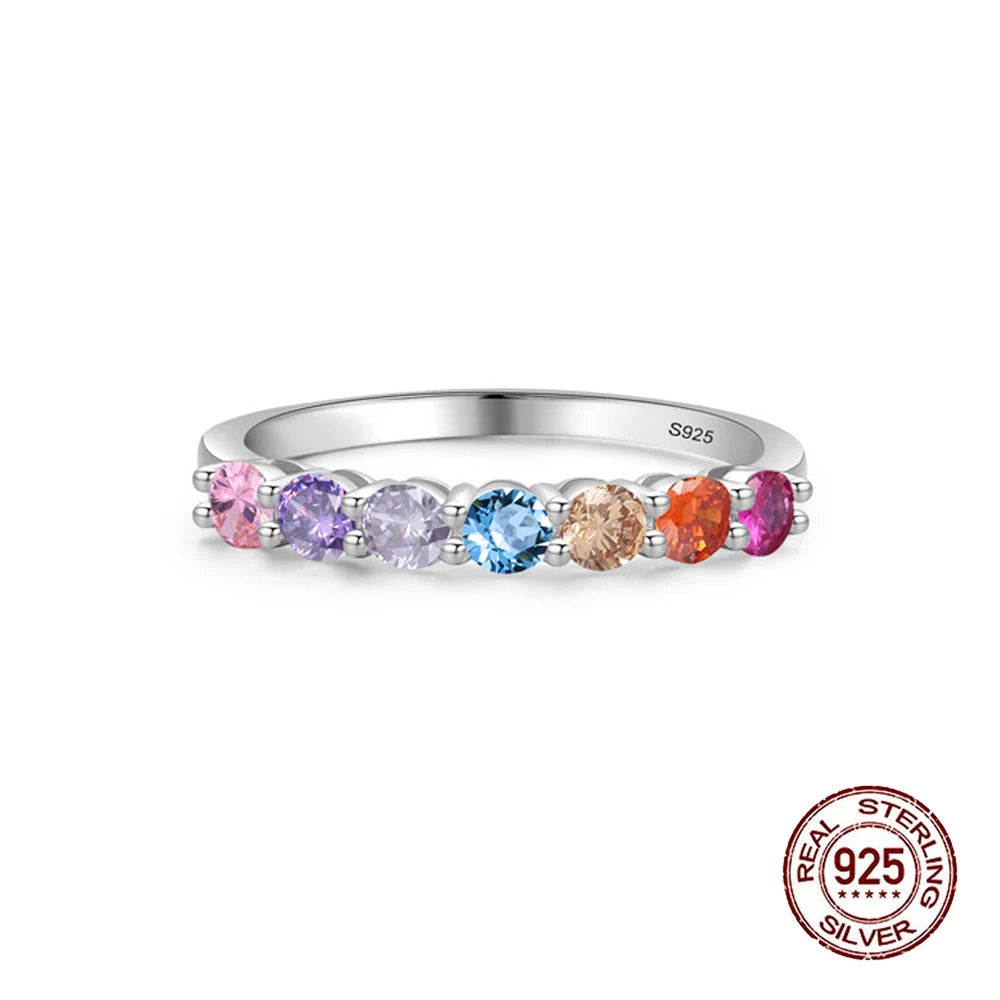 Fine Ring Jewelry Zircon CZ Anniversary Propose Promise Engagement Wedding Bridal S925 Sterling Silver Ring Collection for Women