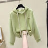 2025 Oversized Hoodie Women Winter Thickened High Quality Hoodies Women Loose Pullover Embroidery Woman Hoodies