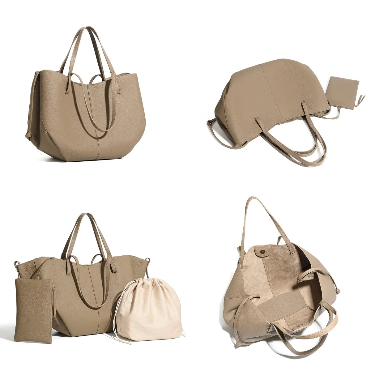 Customizable Designer High Quality Real Leather Large Capacity Shoulder Tote Bags for Ladies Women Handbags Luxury