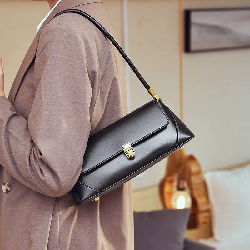 Niche Clutch Women's Bag Fashion Leather Handbag Brand Design Luxury Single Shoulder Cross-body Bag