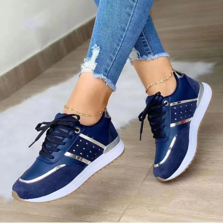 New Spring Design Running Shoes Fashion Woman Casual Platform Shoes